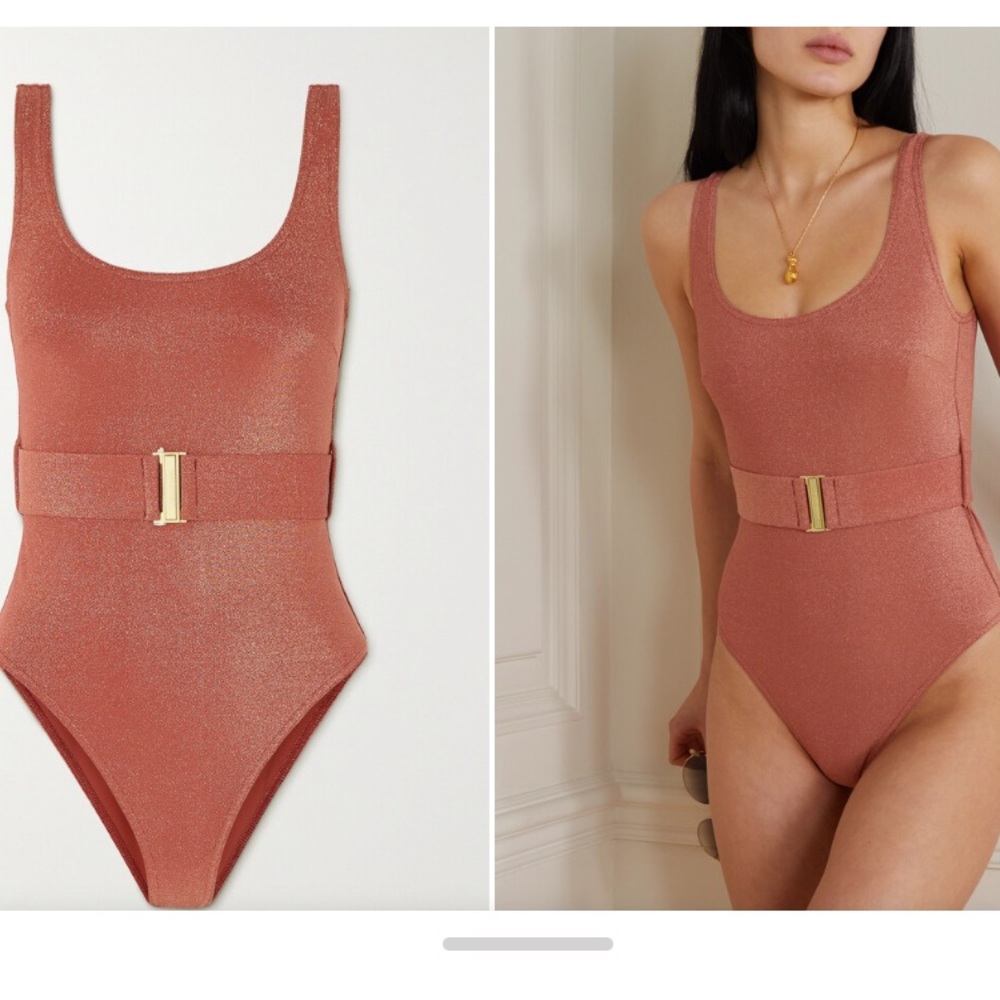 Zimmermann Swimsuit Belted Onepiece Size 3